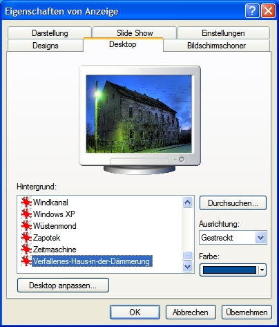 Anzeigedialog